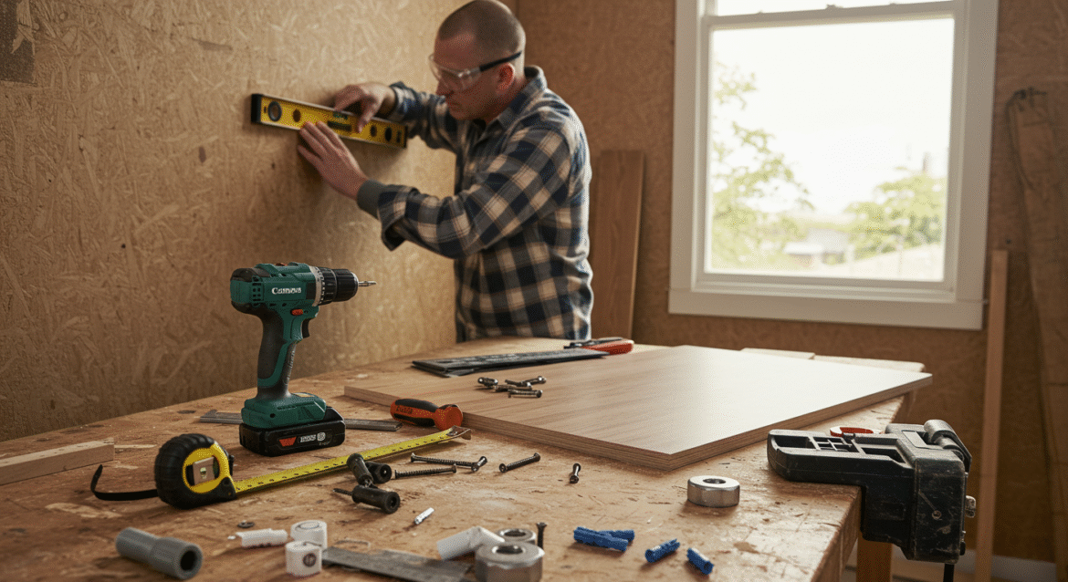 Jak zamontować płytę meblową do ściany – poradnik