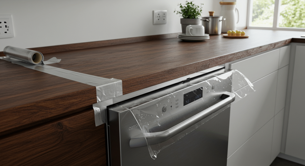 Zabezpieczenie blatu nad zmywarką – skuteczne metody ochrony