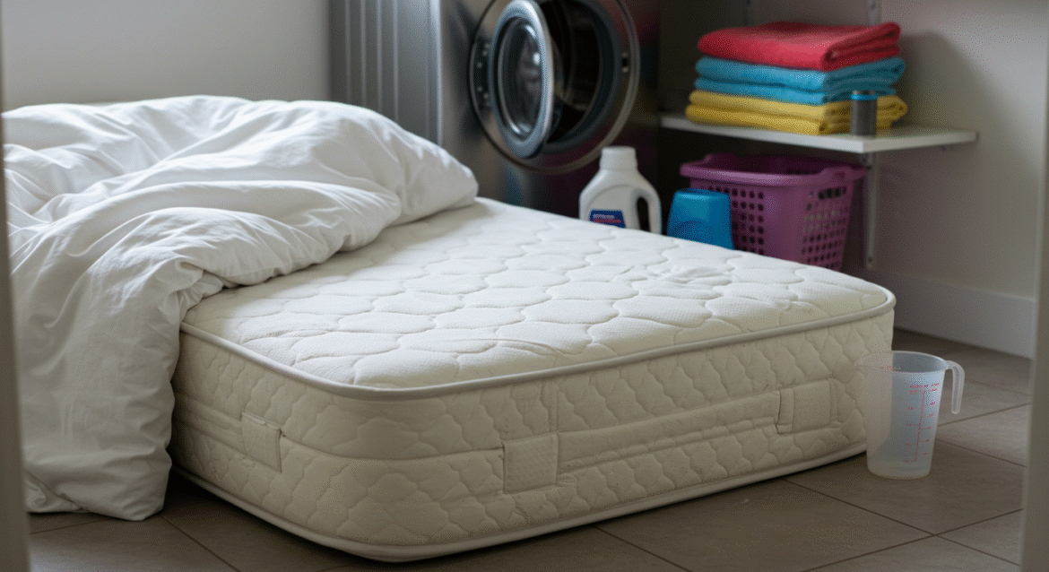 Pranie gąbki z materaca w pralce – jak to zrobić?